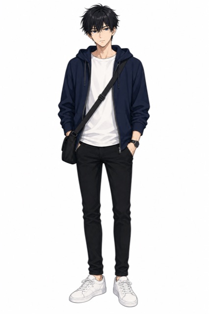 キャラ参照シート 藤代湊