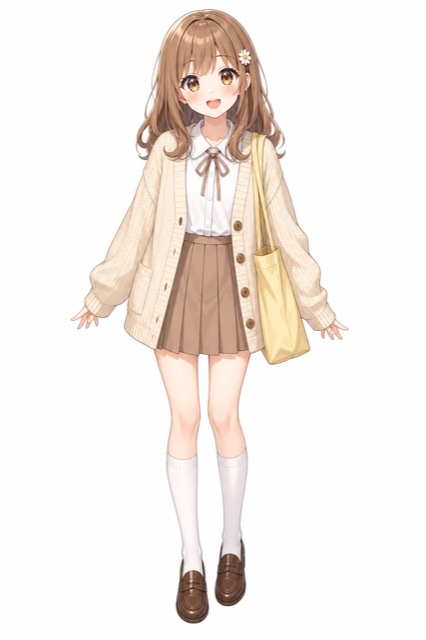 キャラ参照シート 星野ひなた